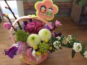 桃のアレンジ｜「花和商店」　（京都府宇治市の花キューピット加盟店 花屋）のブログ