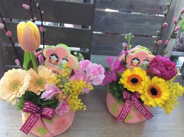 お雛祭り｜「花和商店」　（京都府宇治市の花キューピット加盟店 花屋）のブログ