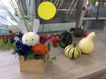 仲秋の名月|「花和商店」　（京都府宇治市の花屋）のブログ